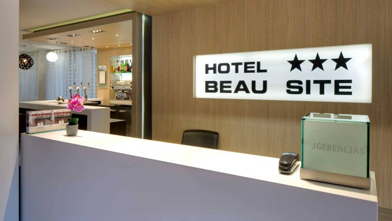 Beau Site hotel reception