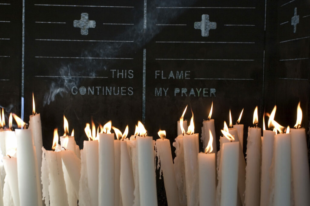 Lourdes candles